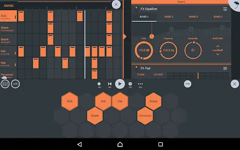 FL Studio project browser and arrangement view